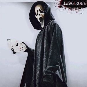 Ghostface Scream 25th Anniversary Halloween Costume + Mask and Gloves Sparkly!